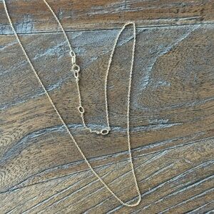 14k solid Gold Chain Necklace